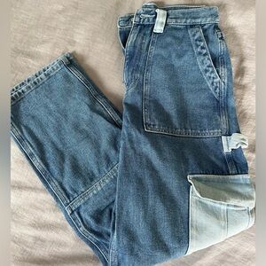 Pacsun high rise carpenter pants, two toned